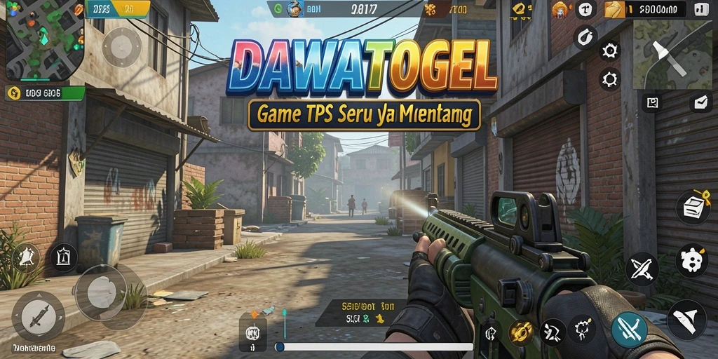 Tampilan gameplay seru dalam DAWATOGEL dengan aksi menegangkan.