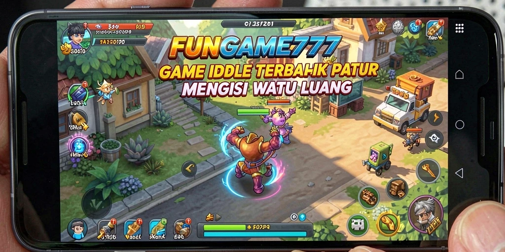 Tampilan gameplay FUNGame777 yang penuh warna dan menarik.