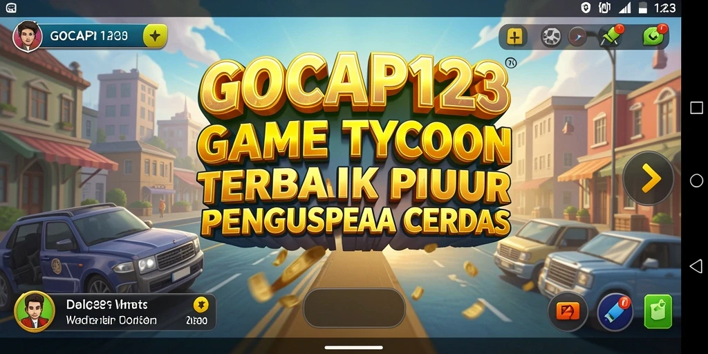 Tampilan gameplay GOCAP123 menampilkan dinamika bisnis yang menarik.