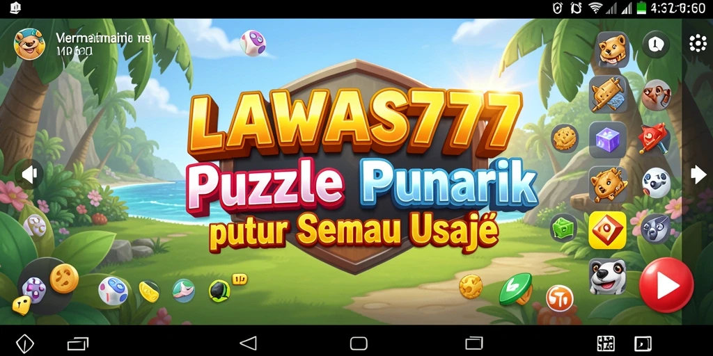 Tampilan gameplay LAWAS777 yang menarik dengan berbagai puzzle menantang.
