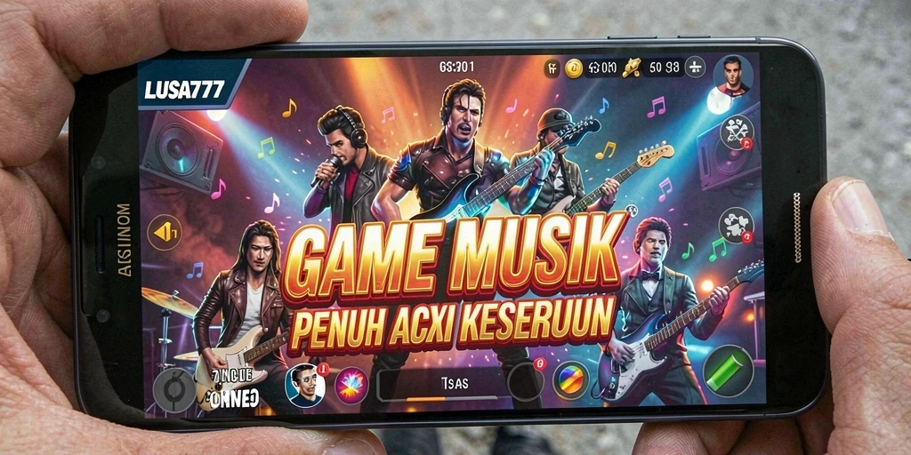 Tampilan utama LUSA777 menampilkan gameplay yang seru dan interaktif.